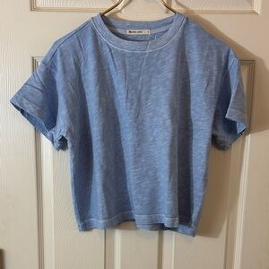 Marine Layer Light Blue Crew Neck Tee